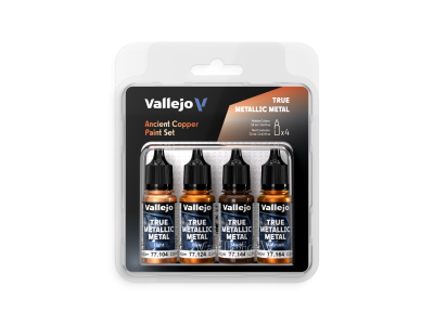 Vallejo 77253 True Metallic Metal - Oud Koper Kleurenset - Acryl Set - 4x18ml - Val77253 xs 1 - VAL77253-XS