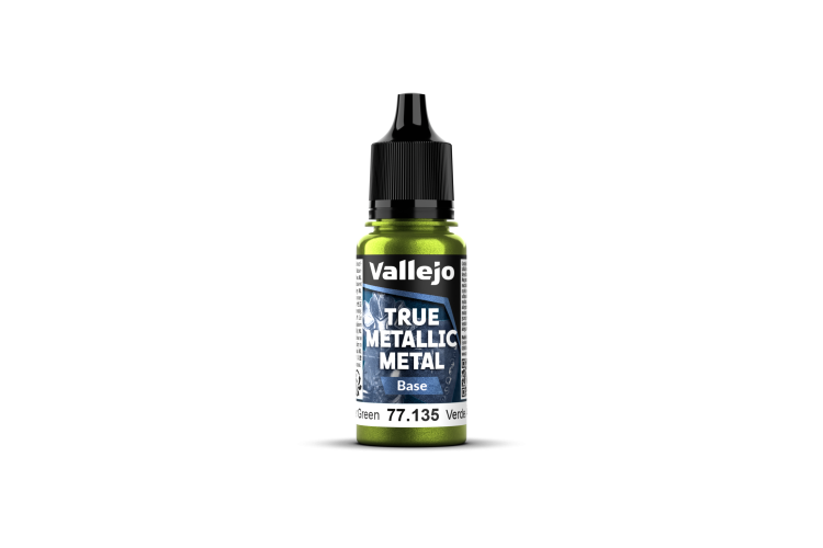 Vallejo 77266 True Metallic Metal &ndash; Amber Green &ndash; Acrylic Set 4x18ml - Val77266 xs 4 - VAL77266-XS