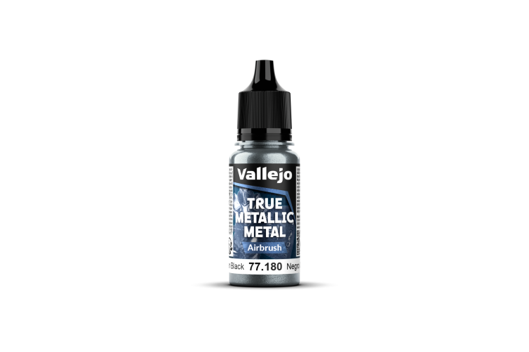 Vallejo 77270 True Metallic Metal &ndash; Obsidian Black &ndash; Acrylic Set 4x18ml - Val77270 xs 6 - VAL77270-XS