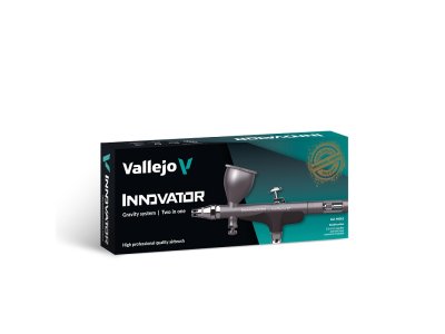 Vallejo 90001 Innovator - Hoogwaardige Precisie-Airbrush - Gravity System Two-in-One - Val90001 1 - VAL90001