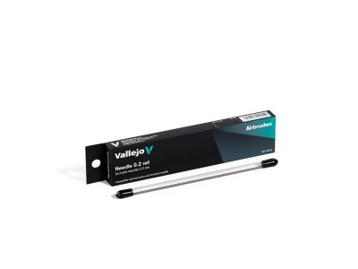 Vallejo 90014 Reservenaald 0,2 mm voor Innovator & Profinish Airbrush - Val90014 xs 1x - VAL90014-XS