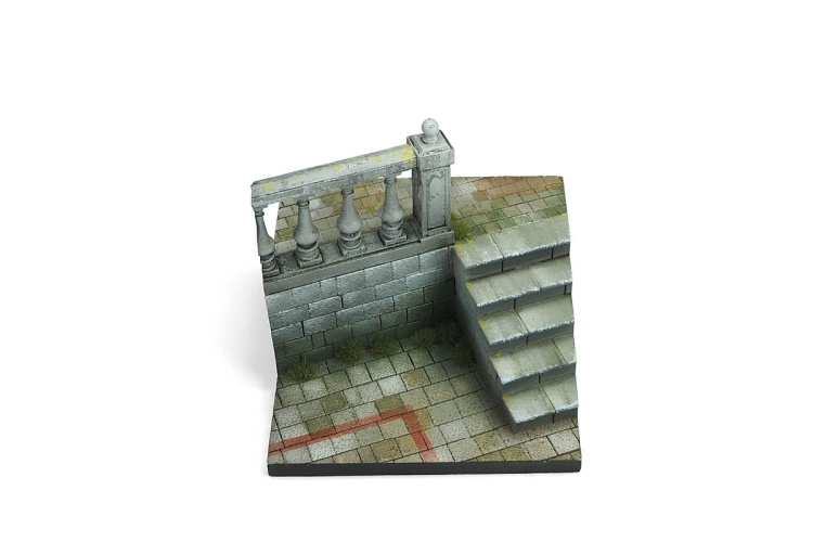 1:35 Vallejo SC010 City Stairs Diorama - Valsc010 1 - VALSC010