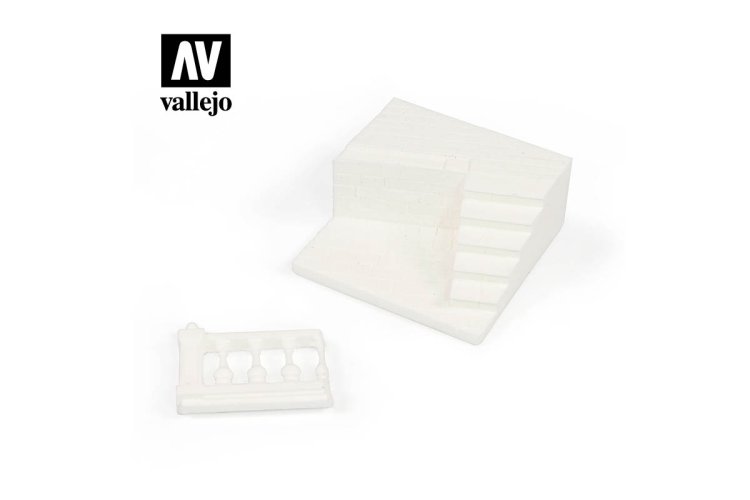 1:35 Vallejo SC010 City Stairs Diorama - Valsc010 1vallejo scenics diorama bases city stairs sc010 1 - VALSC010