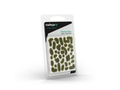 Vallejo SC402 Hobby Scenery - Wild Grass Tufts 2mm - Dark Moss - 35 Pieces - Diorama - Valsc402 xs 1 - VALSC402-XS