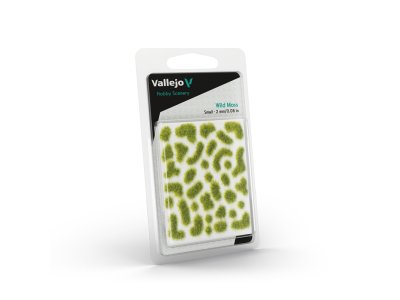 Vallejo SC404 Hobby Scenery - Wild Grass Tufts 2mm - Moss - 35 Pieces - Diorama - Valsc404 xs 1 - VALSC404-XS