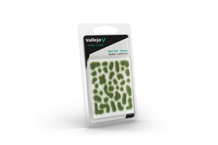 Vallejo SC406 Hobby Scenery - Wilde Graspollen 4 mm - Groen - 35 Stuks - Diorama - Valsc406 xs 1 - VALSC406-XS