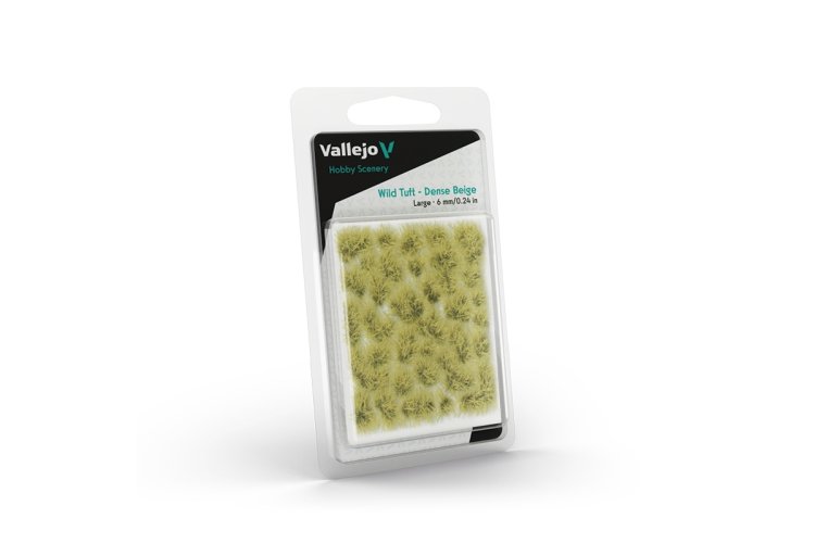 Vallejo SC412 Hobby Scenery - Dichte Wilde Graspollen 6 mm - Beige - 35 Stuks - Diorama - Valsc412 xs 1 - VALSC412-XS