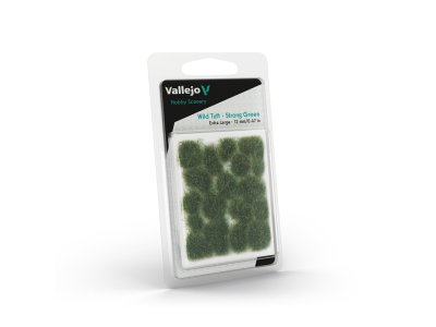Vallejo SC427 Hobby Scenery - Wilde Graspollen 12 mm - Intens Groen - 17 Stuks - Diorama - Valsc427 xs 1 - VALSC427-XS