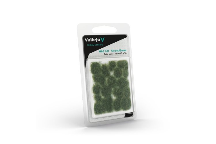 Vallejo SC427 Hobby Scenery - Wilde Graspollen 12 mm - Intens Groen - 17 Stuks - Diorama - Valsc427 xs 1 - VALSC427-XS