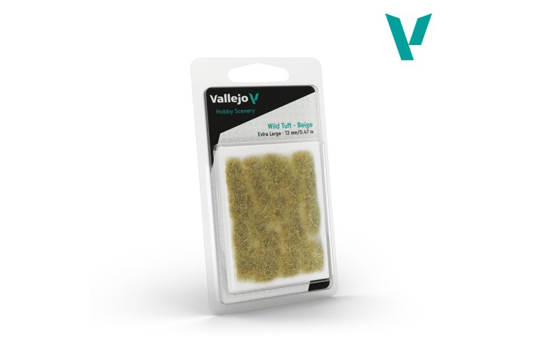 Vallejo SC429 Hobby Scenery - Wilde Graspollen 12 mm - Beige - 17 Stuks - Diorama - Valsc429 xs 1 - VALSC429-XS