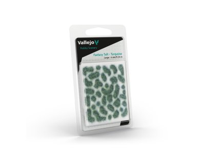 Vallejo SC432 Hobby Scenery - Fantasy Graspollen 6 mm - Turquoise - 35 Stuks - Diorama - Valsc432 xs 1 - VALSC432-XS