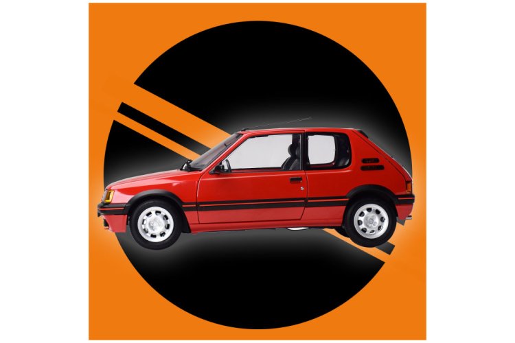 1:8 IXO Collections 002 Peugeot 205 GTi 1.9 Car - Xo 002 2 - IXO002