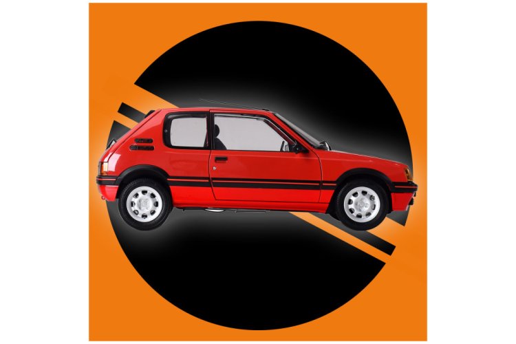 1:8 IXO Collections 002 Peugeot 205 GTi 1.9 Car - Xo 002 6 - IXO002