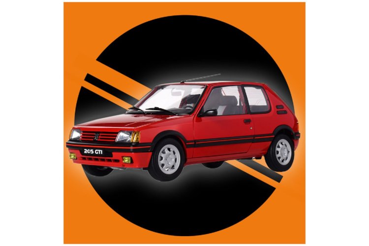 1:8 IXO Collections 002 Peugeot 205 GTi 1.9 Car - Xoaa peugot 1 - IXO002