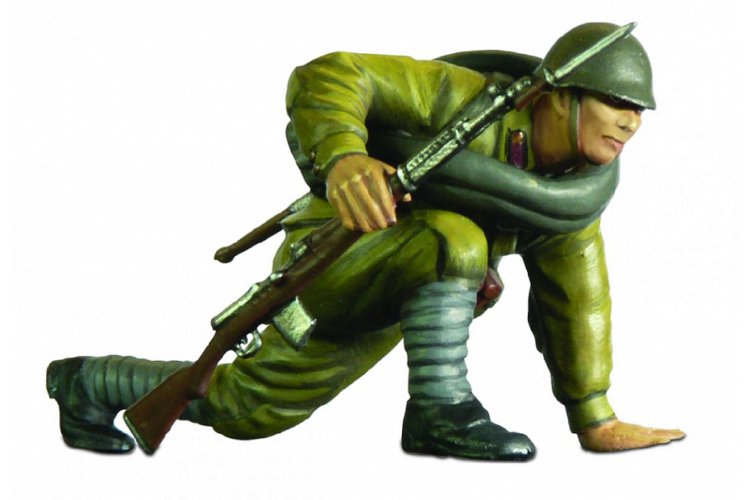 1:35 Zvezda 3526 Sovjet Soldaten WWII - Rode Leger Infanterie - Figuren - Zvz3526 4 - ZVZ3526