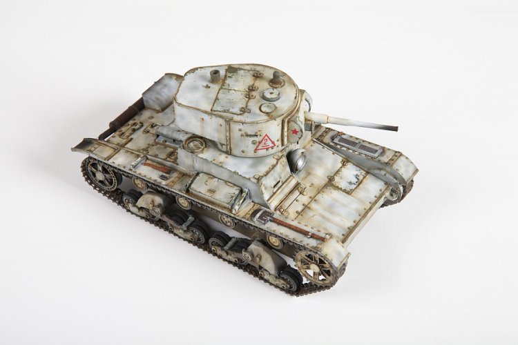 1:35 Zvezda 3538 T-26 Tank Mod.1993 Soviet light Tank WWII - Zvz3538 4 - ZVZ3538