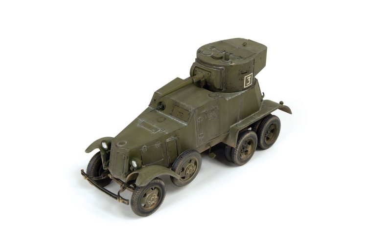 1:35 Zvezda 3546 BA-3 Mod. 1934 - Sovjet Gepantserd Voertuig - Zvz3546 4 - ZVZ3546
