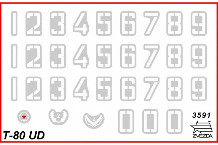 1:35 Zvezda 3591 T-80UD Russian Main Battle Tank - Zvz3591 3 - ZVZ3591