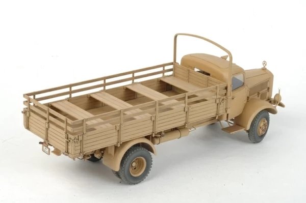 1:35 Zvezda 3596 WWII German Heavy 4WD Cargo Truck L 4500 A - Schwerer Lkw 4,5 t - Zvz3596 4 - ZVZ3596