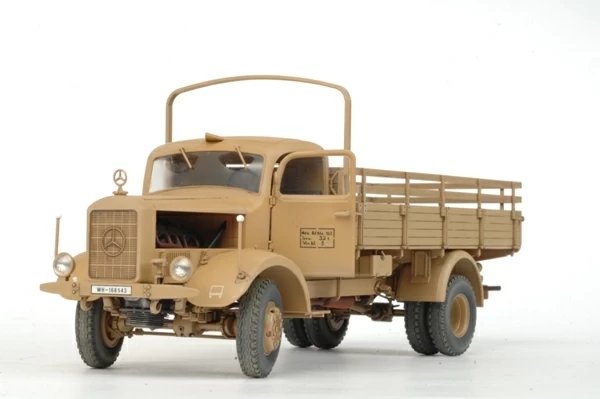 1:35 Zvezda 3596 WWII German Heavy 4WD Cargo Truck L 4500 A - Schwerer Lkw 4,5 t - Zvz3596 5 - ZVZ3596