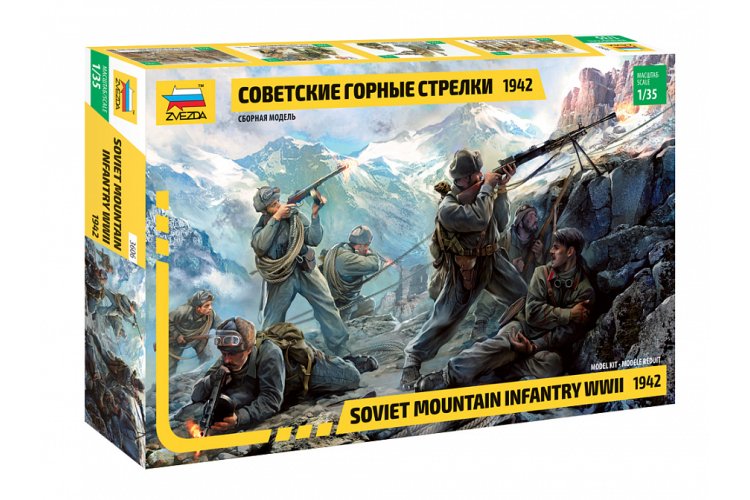 1:35 Zvezda 3606 Soviet Mountain Troops WWII - Zvz3606 1 1 - ZVZ3606