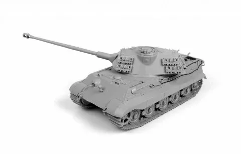 1:35 Zvezda 3616 Pz. Kpfw. VI Tiger II Ausf. B (Porsche Turret) - German Heavy Tank - Zvz3616 6 - ZVZ3616