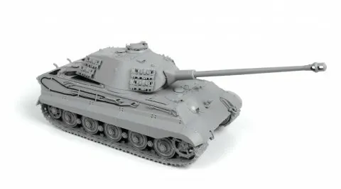 1:35 Zvezda 3616 Pz. Kpfw. VI Tiger II Ausf. B (Porsche Turret) - German Heavy Tank - Zvz3616 8 - ZVZ3616