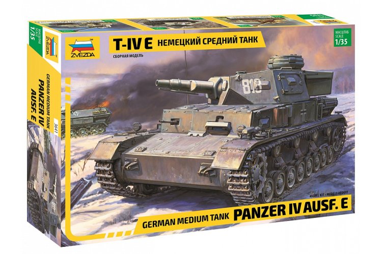 1:35 Zvezda 3641 Pz.Kpfw. IV Ausf. E - German Medium Tank - Zvz3641 1 - ZVZ3641