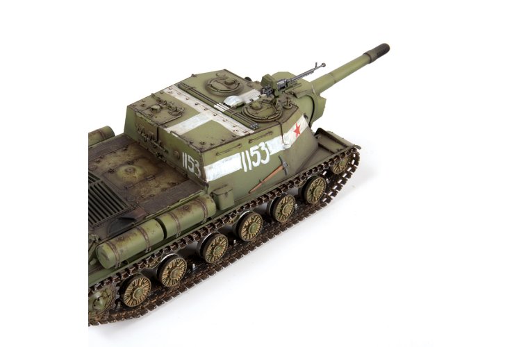 1:35 Zvezda 3721 ISU-152 - Sovjet Zelfrijdend Kanon WWII - Russische Tankjager - Zvz3721 5 - ZVZ3721
