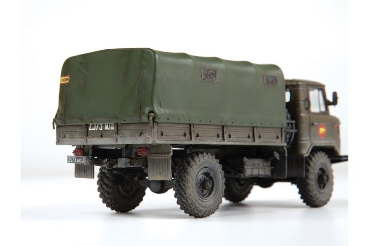 1:43 Zvezda 43008 GAZ-66 All-Wheel Drive Truck - Sovjet Militaire Vrachtwagen - Zvz43008 4 - ZVZ43008