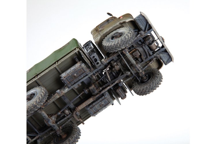 1:43 Zvezda 43008 GAZ-66 All-Wheel Drive Truck - Sovjet Militaire Vrachtwagen - Zvz43008 5 - ZVZ43008