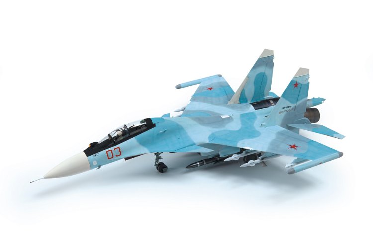 1:48 Zvezda 4808 Sukhoi Su-30SM Flanker-H - Russische Straaljager - Zvz4808 7 - ZVZ4808