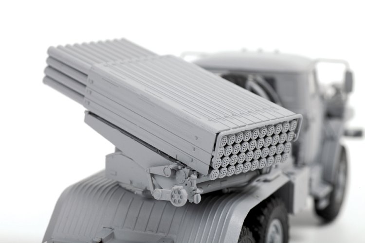 1:72 Zvezda 5051 Ural 4320 Multiple Rocket Launch System BM-21 - Grad - Zvz5051 8 - ZVZ5051