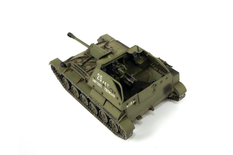 1:72 Zvezda 5080 SU-76M - Soviet Self-Propelled Gun - Zvz5080 4 - ZVZ5080