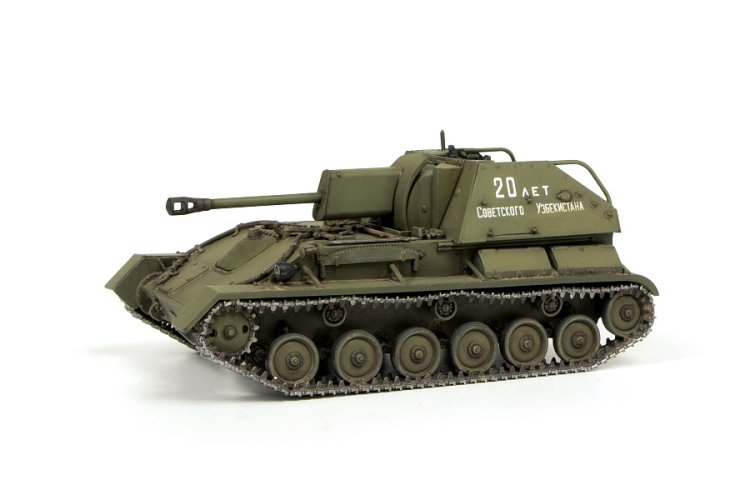 1:72 Zvezda 5080 SU-76M - Soviet Self-Propelled Gun - Zvz5080 6 - ZVZ5080