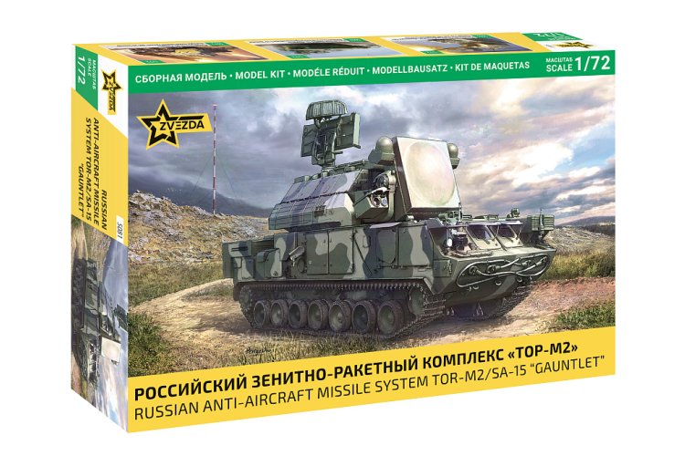 1:72 Zvezda 5081 TOR-M2 SA-15 Gauntlet - Russisch Luchtafweerraketsysteem - Zvz5081 1 - ZVZ5081