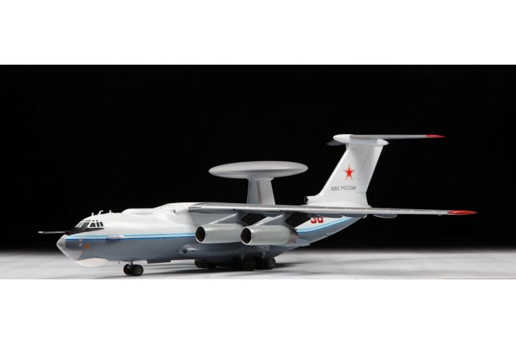 1:144 Zvezda 7024 Ilyushin Il-76 - Ultimate Kit A-50 Mainstay - Vroegtijdig Waarschuwings- en Commandovliegtuig (AEW) - Zvz7024 3 - ZVZ7024