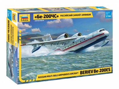 1:144 Zvezda 7034 Russian Multi-role Amphibious Aircraft Beriev Be-200ES - Zvz7034 1 1 - ZVZ7034