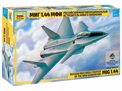 1:72 Zvezda 7252 Mikoyan MiG 1.44 - Russia Multirole Fighter of the New Generation - Zvz7252 1 - ZVZ7252