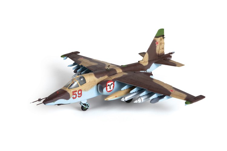 1:72 Zvezda 7312 Sovjet Aanvalsvliegtuig Sukhoi Su-25 Frogfoot - Straaljager - Zvz7312 6 - ZVZ7312