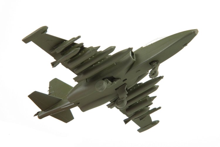 1:144 Zvezda 7431 Soviet Attack Aircraft - Sukhoi Su-25 Frogfoot - Snap Fit Kit - Zvz7431 5 - ZVZ7431