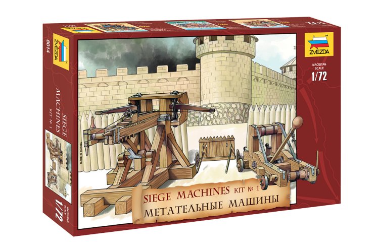 1:72 Zvzeda 8014 Siege Machines No.1 - Zvz8014 1 - ZVZ8014
