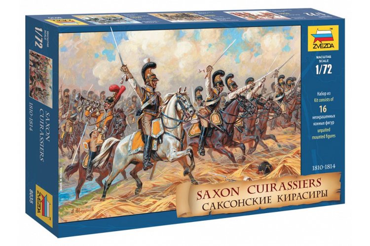 1:72 Zvezda 8035 Saxon Cuirassiers - Napoleonic Wars 1810-1814 - Zvz8035 d  - ZVZ8035