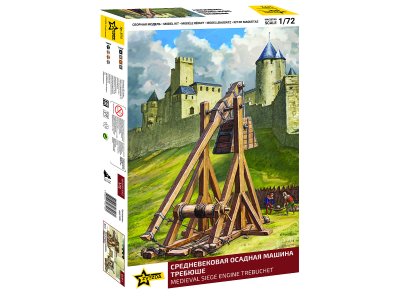 1:72 Zvezda 8516 Trebuchet Middeleeuws Belegeringswapen - Diorama - Zvz8516 1 1 - ZVZ8516