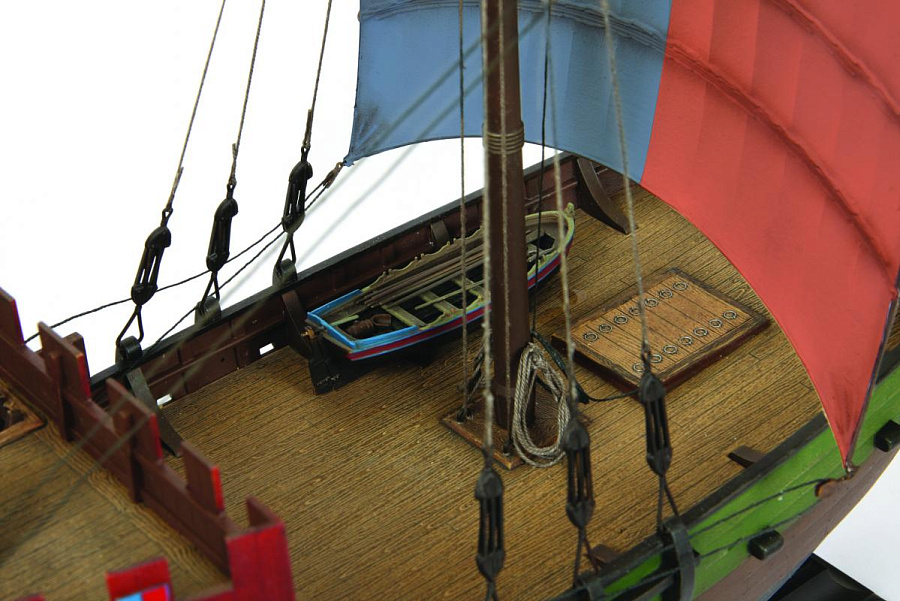 Voile Cousue CNC Imprimée Pour Maquette De Bateau Zvezda Thomas – Échelle 1:72 – Coton – HisModel